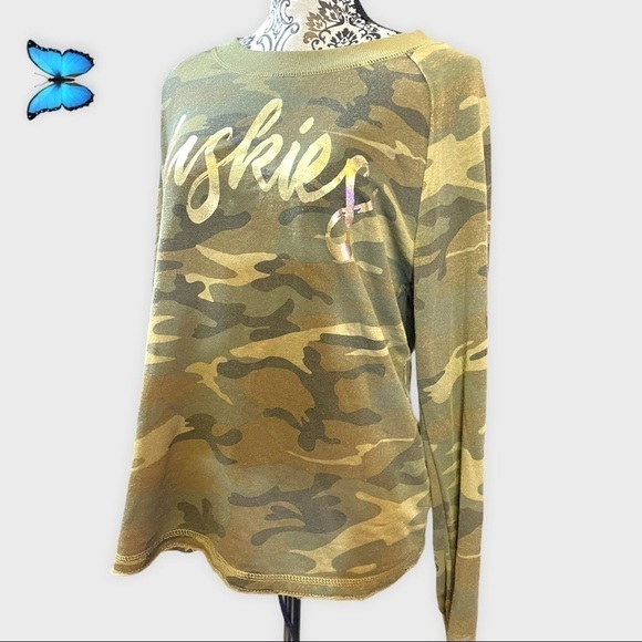 HUSKIES camouflage lightweight sweatshirt - Picture 3 of 8